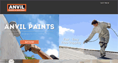 Desktop Screenshot of anvilpaints.com